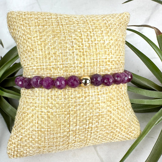 Kristallarmband "Ruby" (AE006)