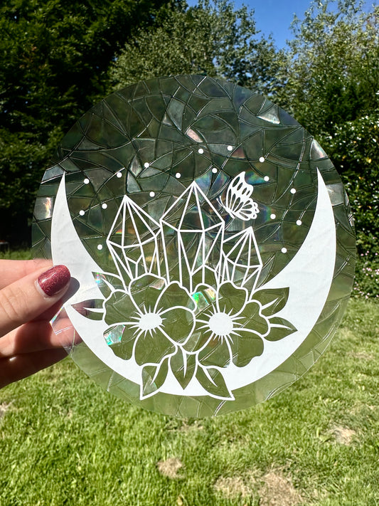 Suncatcher Sticker "Blooming Luna" (SC001)