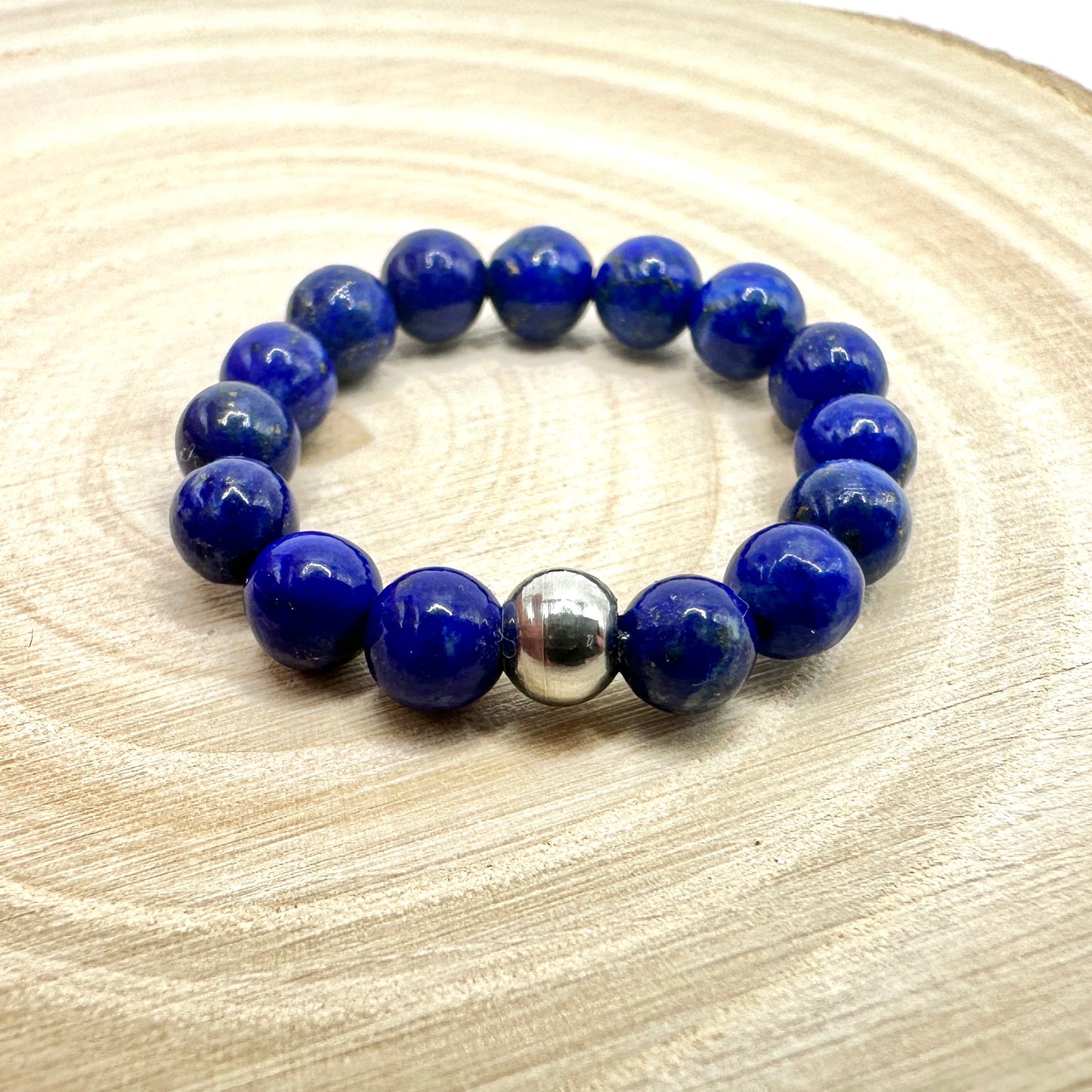Perlenring Lapislazuli