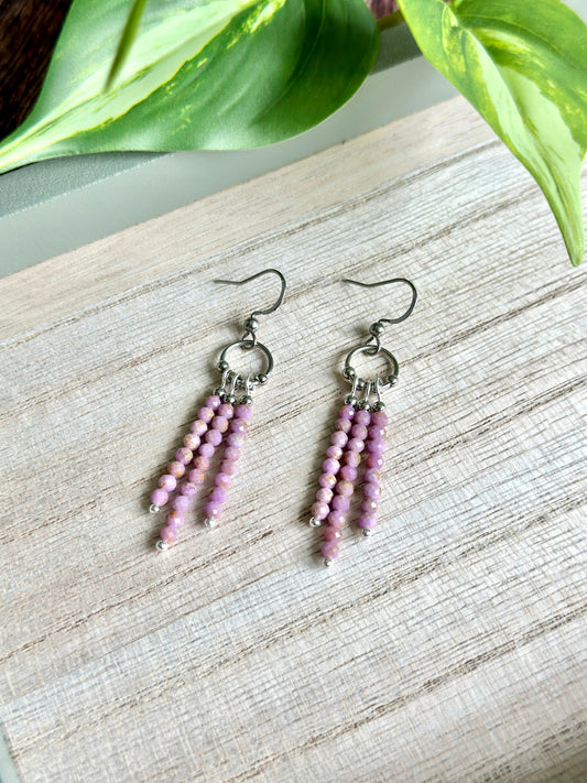 Ohrhänger Boho | Phosphosiderit | Silber | Edelstahl | OS038