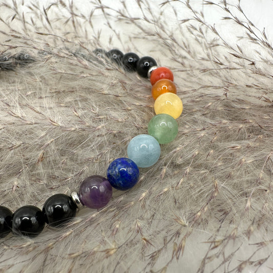 Chakra Armband mit Turmalin (AE028)
