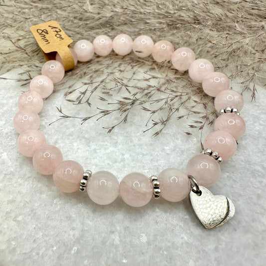 Armband Rosenquarz (AE070)