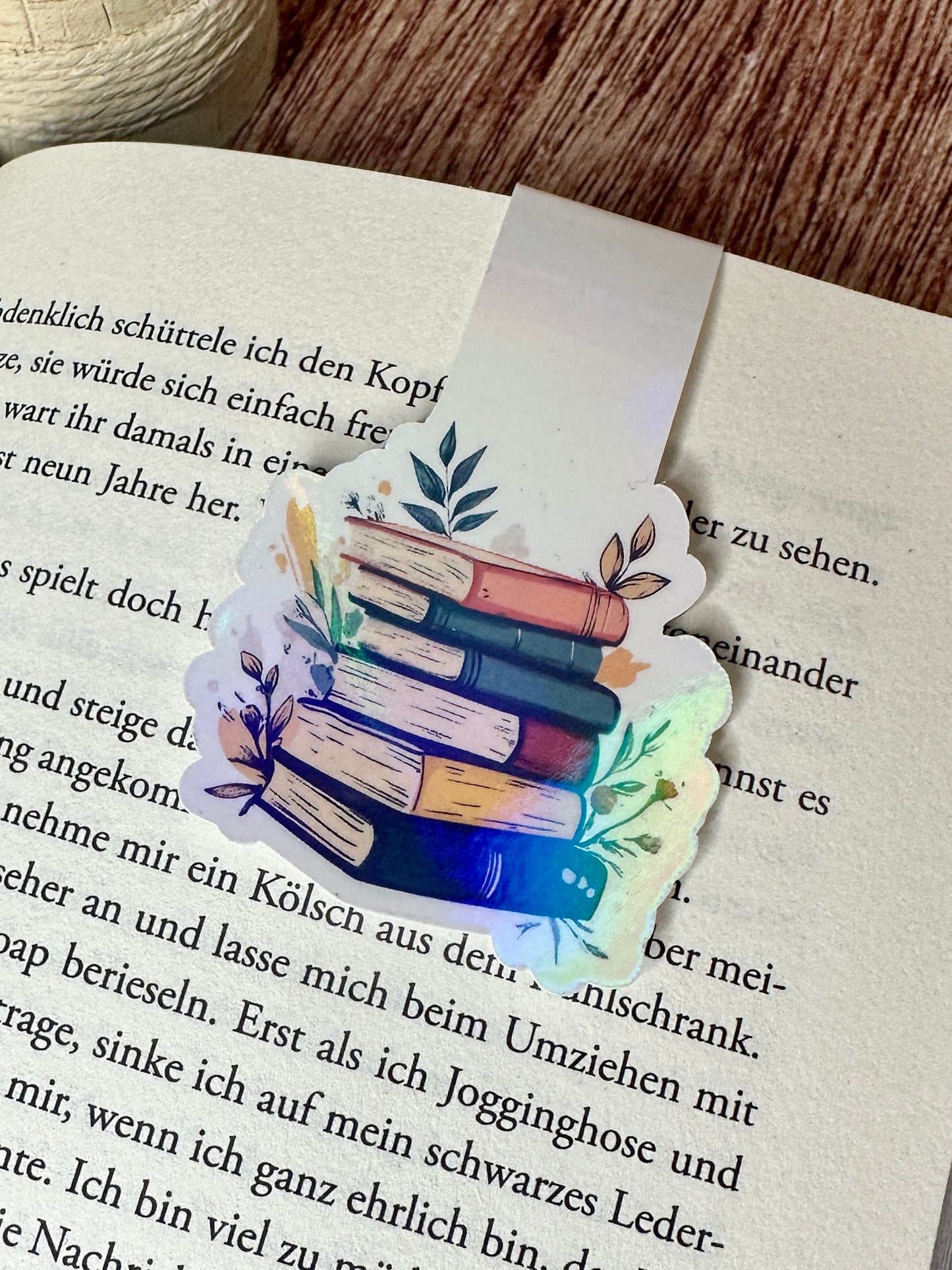 Magnetisches Lesezeichen | Books and Flowers II | ML003