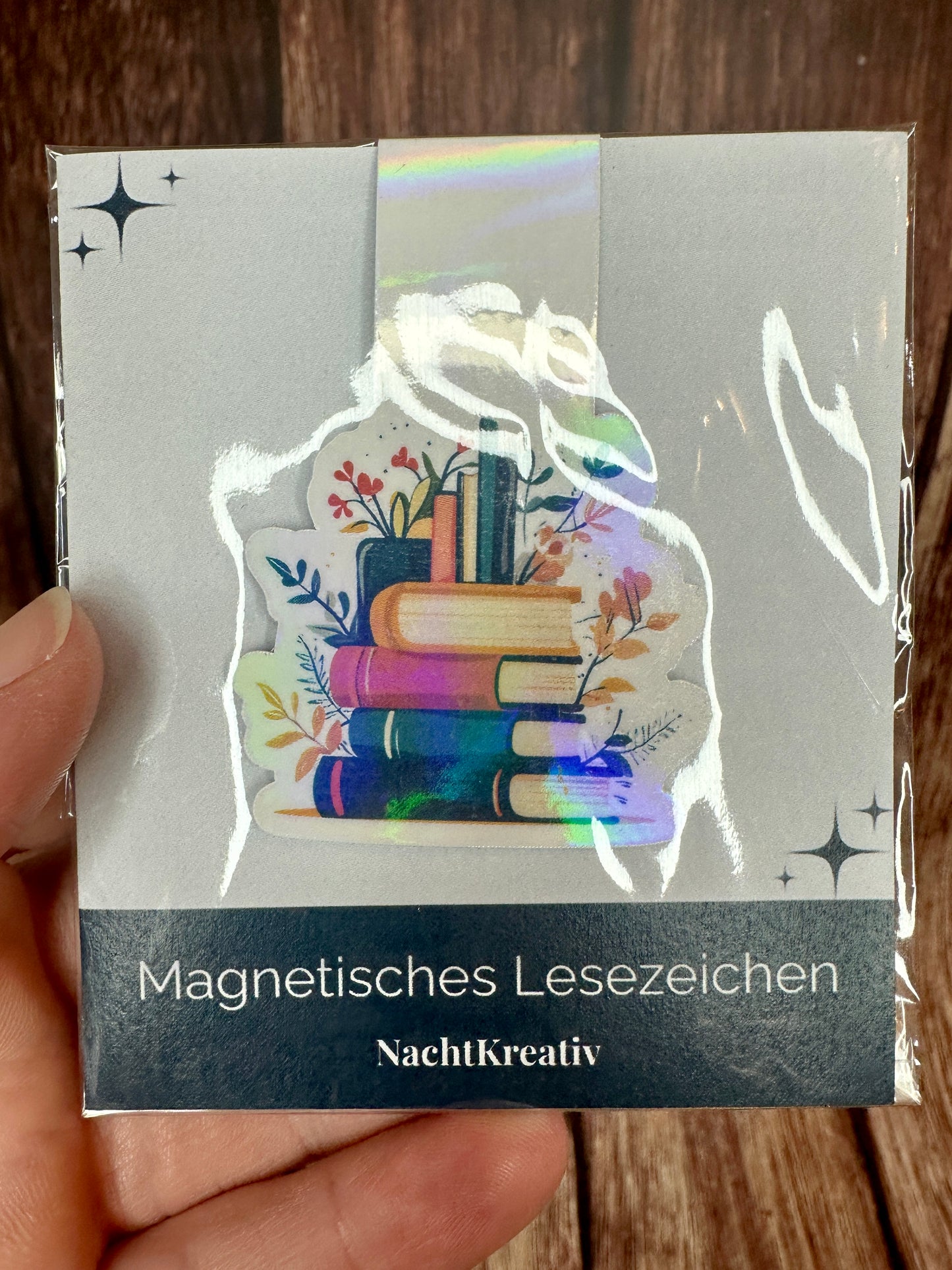 Magnetisches Lesezeichen | Books and Flowers | ML002