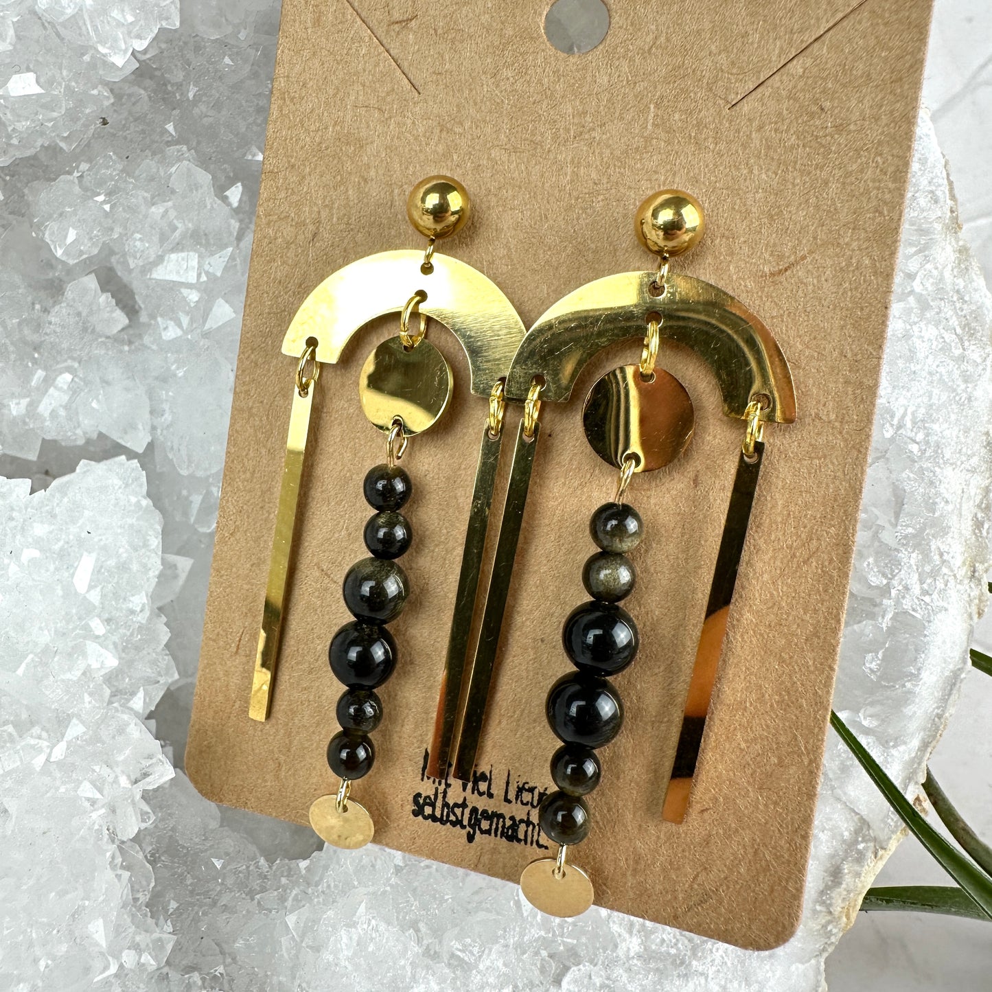 Ohrstecker Obsidian (OS004)