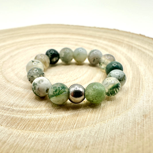 Perlenring Baumachat