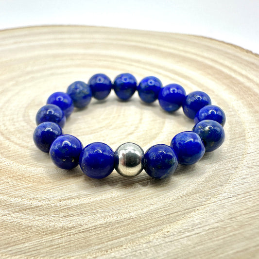 Perlenring Lapislazuli