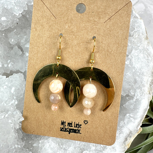 Ohrstecker Mondstein (OS003)