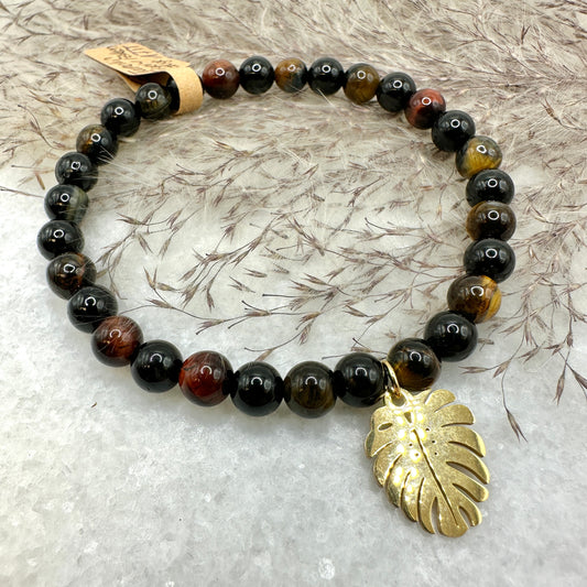 Armband Turmalin und Tigerauge (AE076)