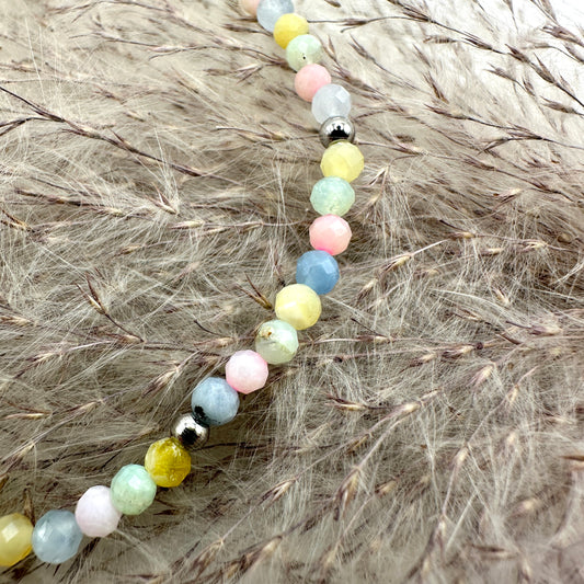 Kristallarmband "Finja" pastell (AE058)