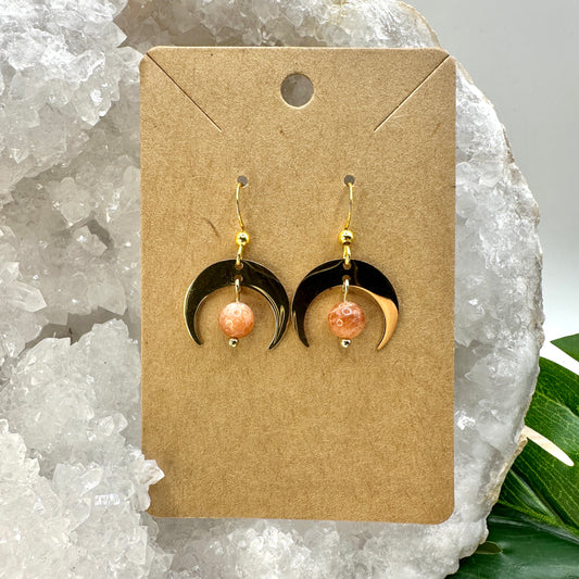 Ohrhänger Moon gold