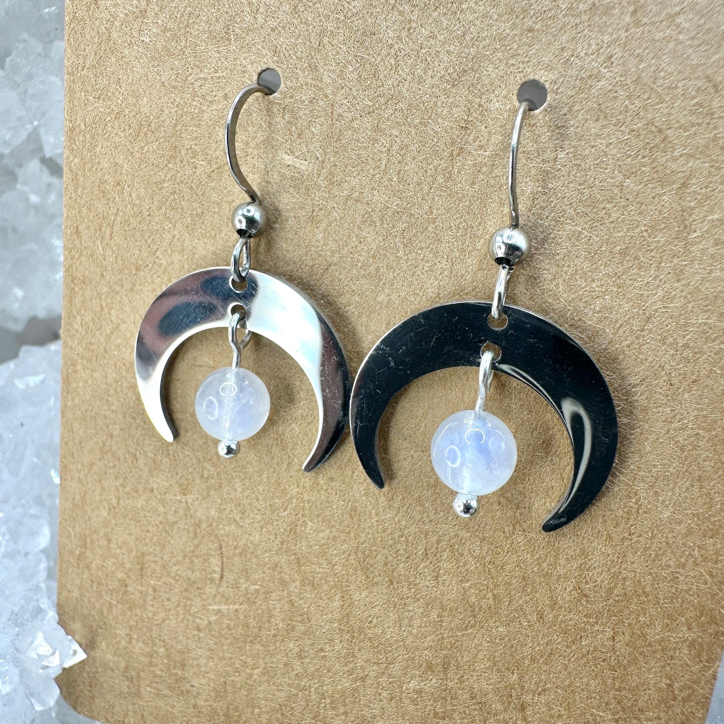 Ohrhänger Moon silber