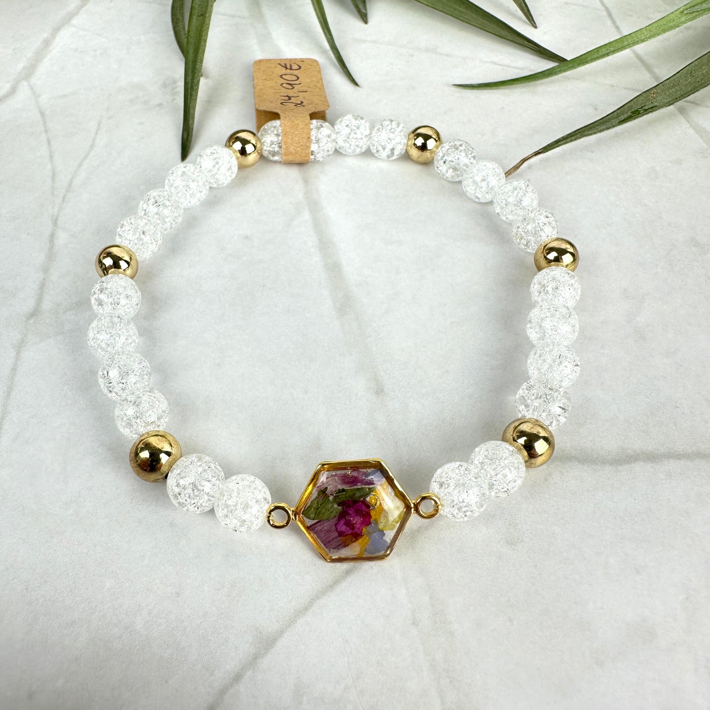 Kristallarmband "Hexagon" (AE003)