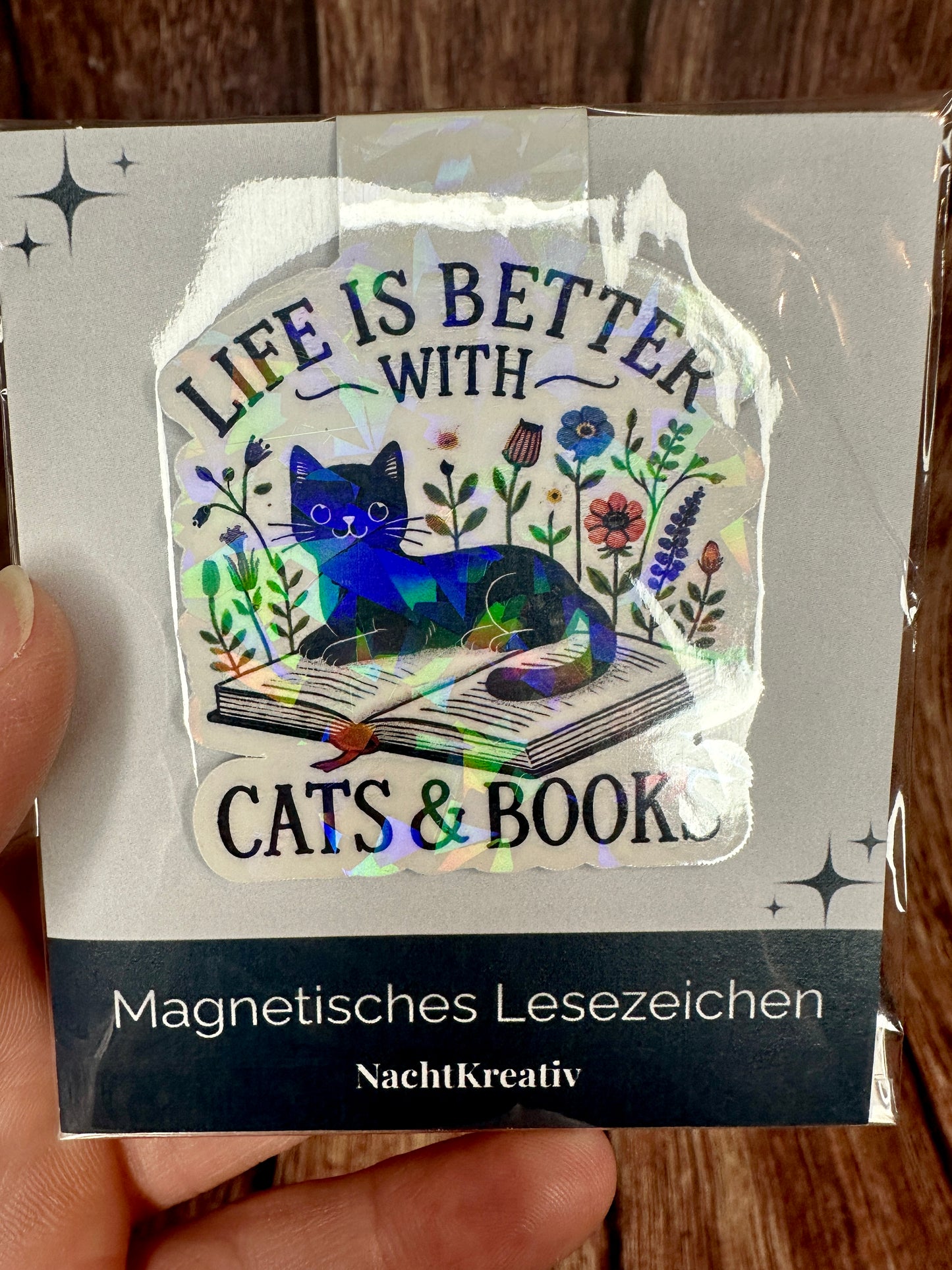 Magnetisches Lesezeichen | Cats & Books | ML008