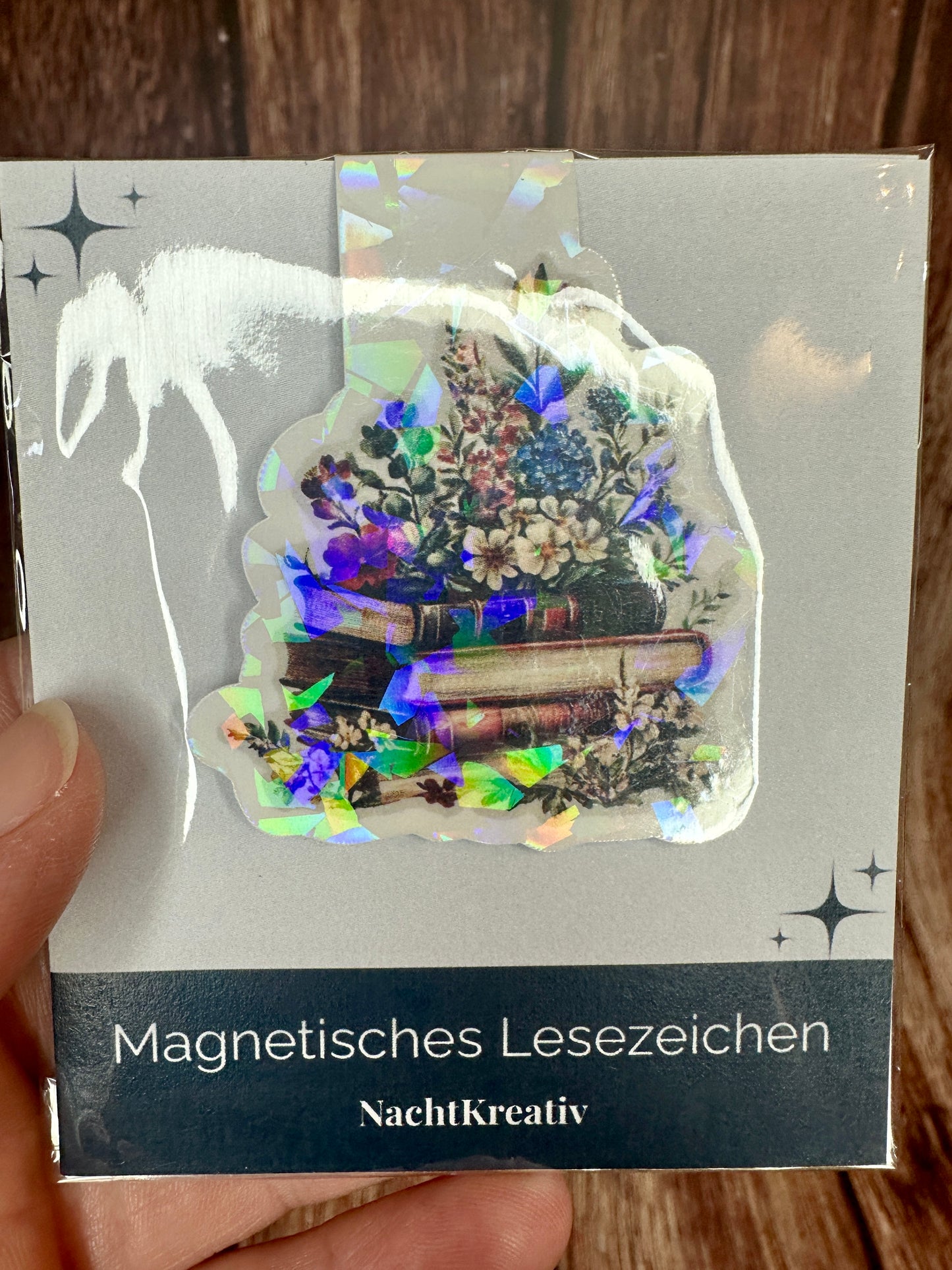 Magnetisches Lesezeichen | Books and Flowers III | ML004