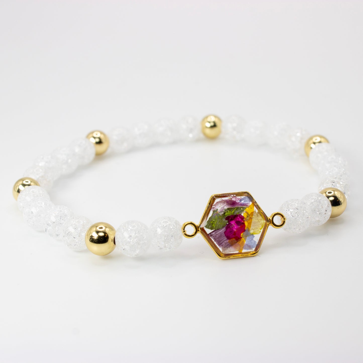Kristallarmband "Hexagon" (AE003)