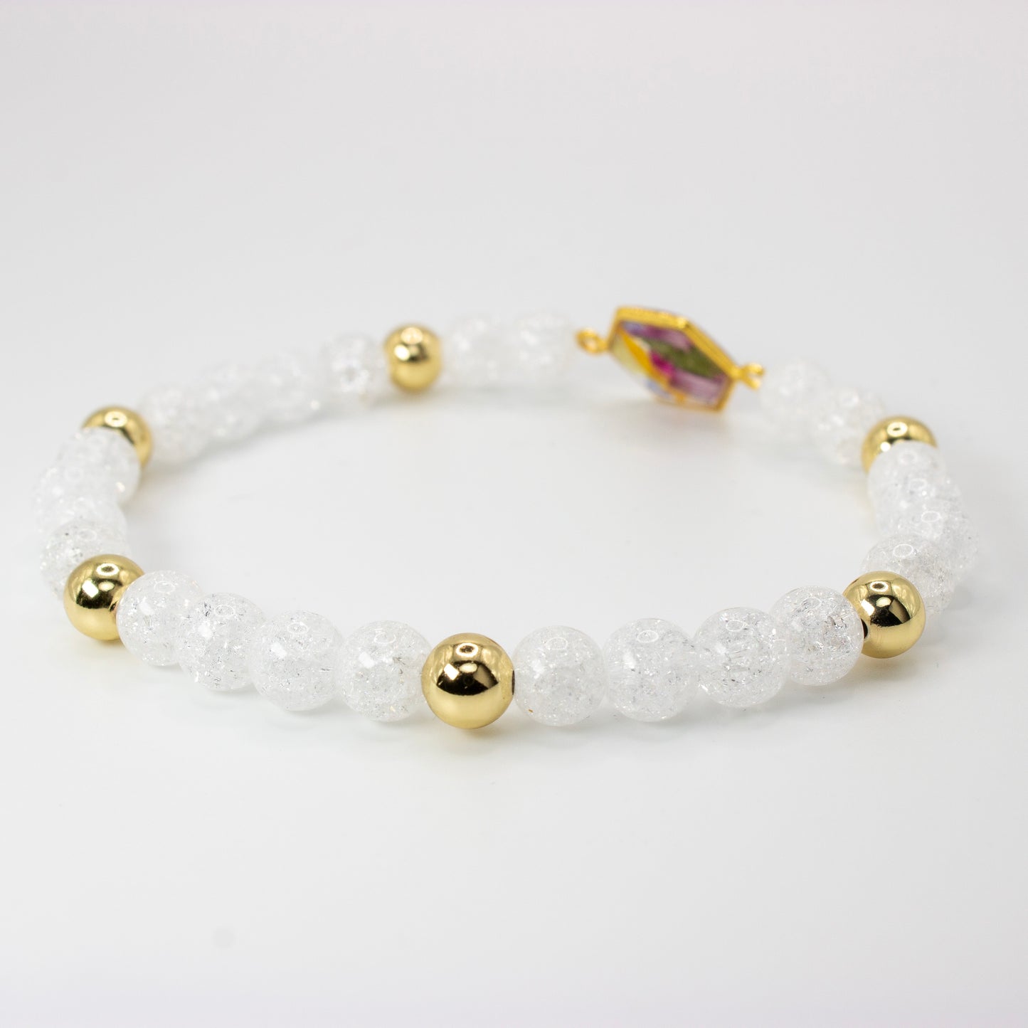 Kristallarmband "Hexagon" (AE003)