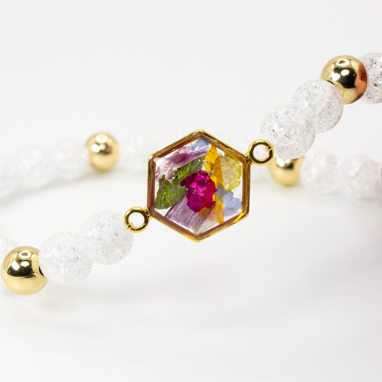 Kristallarmband "Hexagon" (AE003)