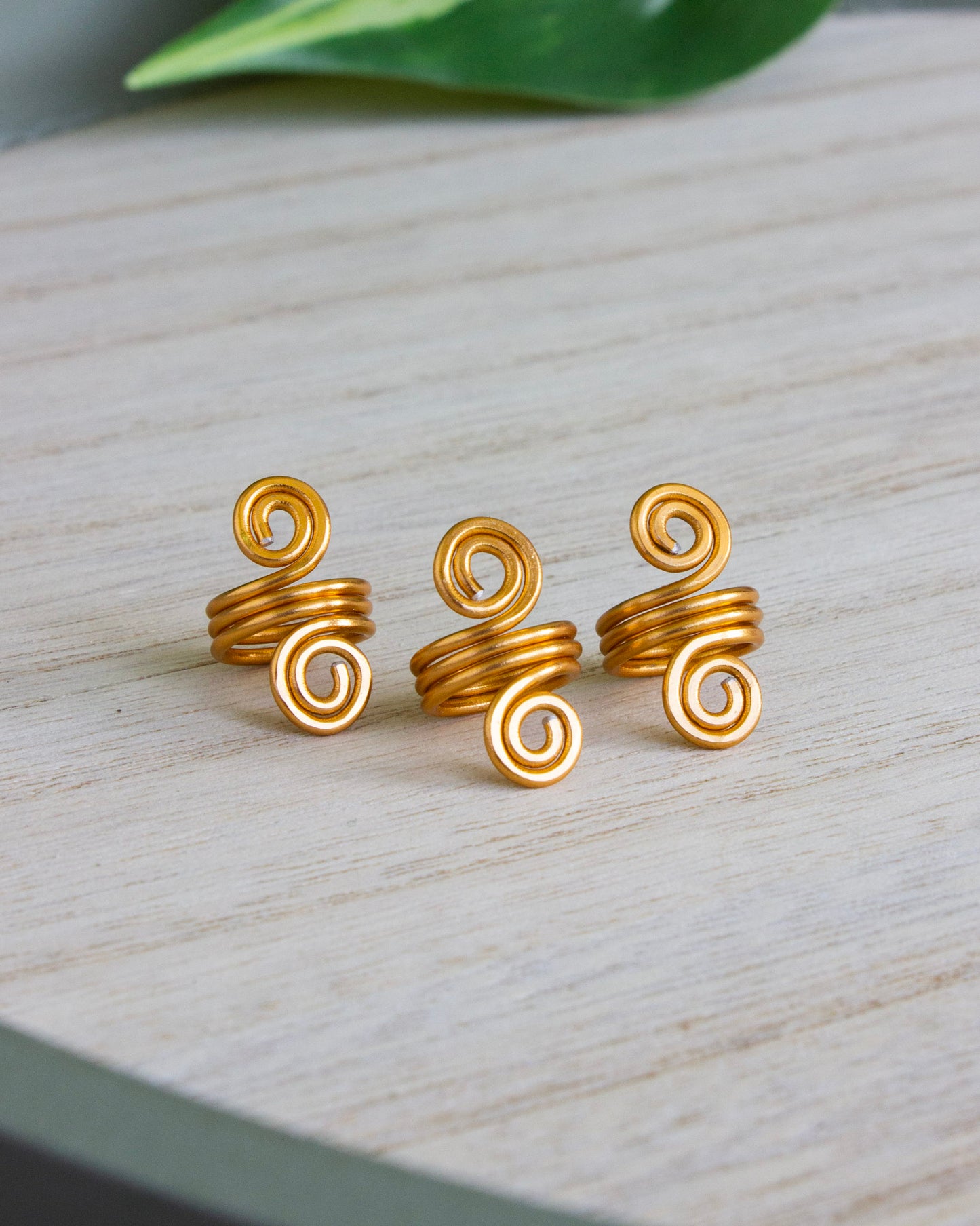 Hair Wrap | 3er Set | Gold | HW001