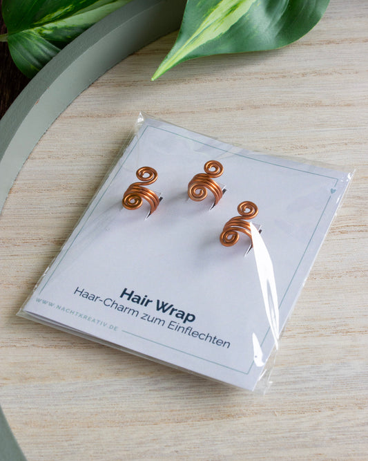 Hair Wrap | 3er Set | Kupfer | HW003