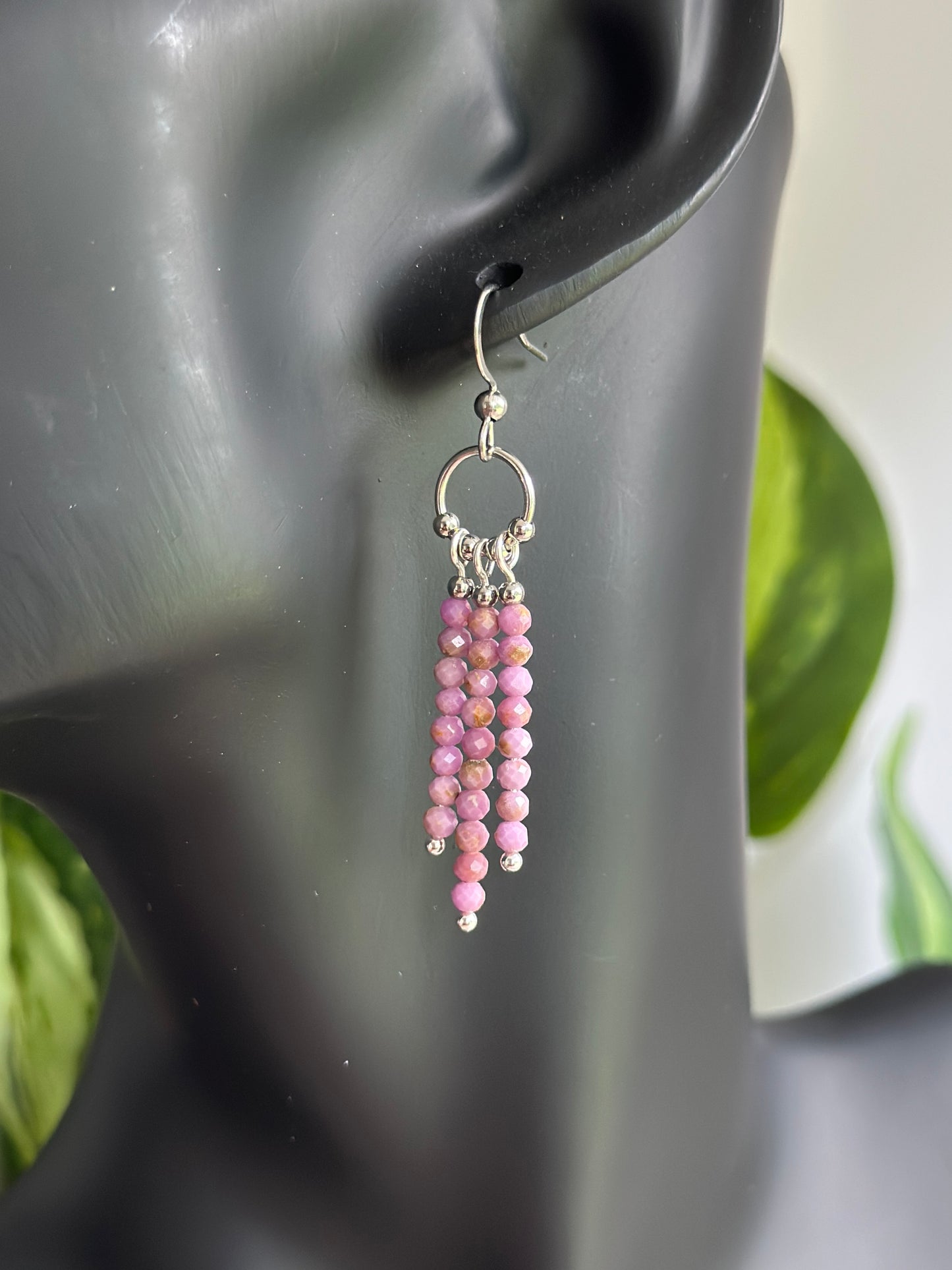 Ohrhänger Boho | Phosphosiderit | Silber | Edelstahl | OS038