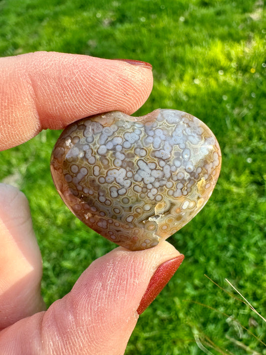 Ozeanachat Herz 12SH