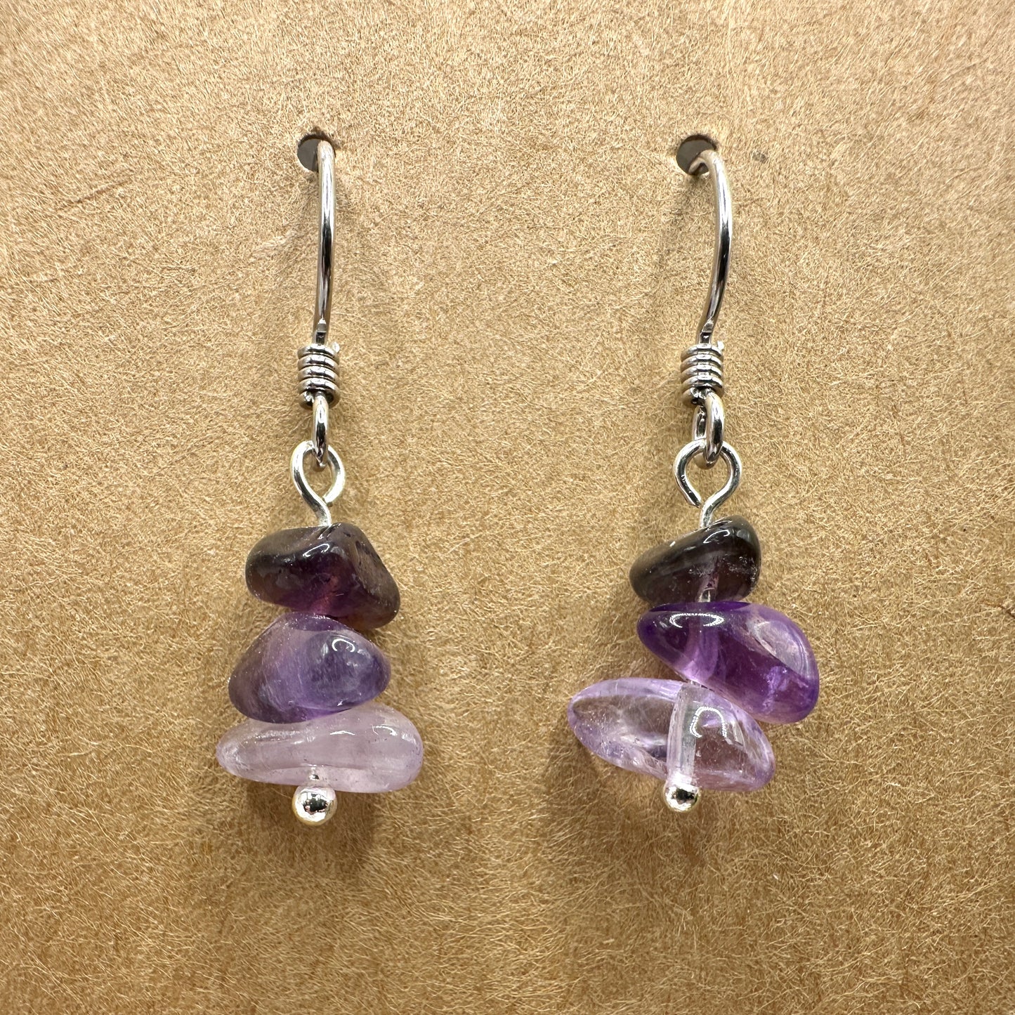Ohrhänger Amethystsplitter (OS023)