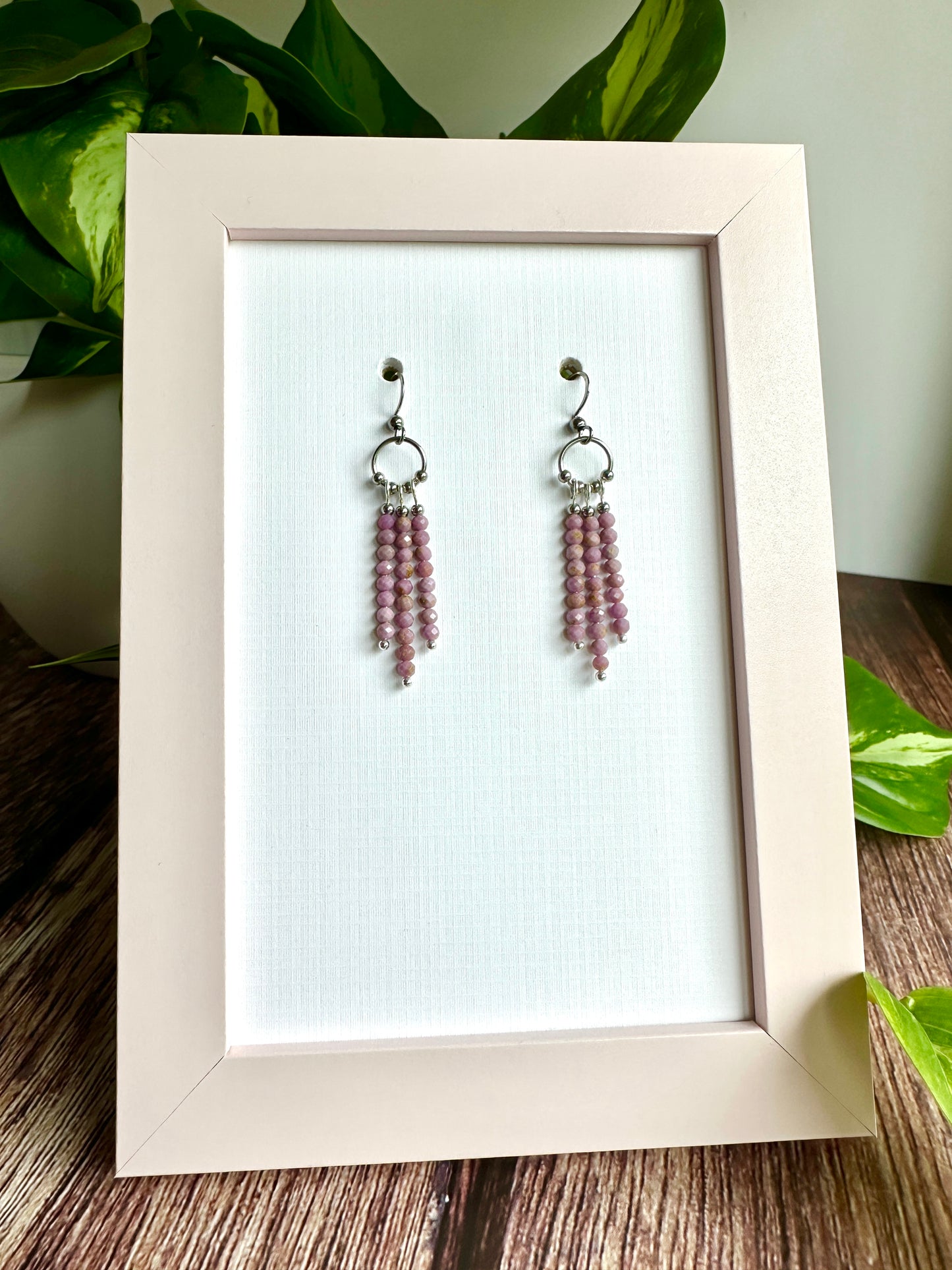 Ohrhänger Boho | Phosphosiderit | Silber | Edelstahl | OS038
