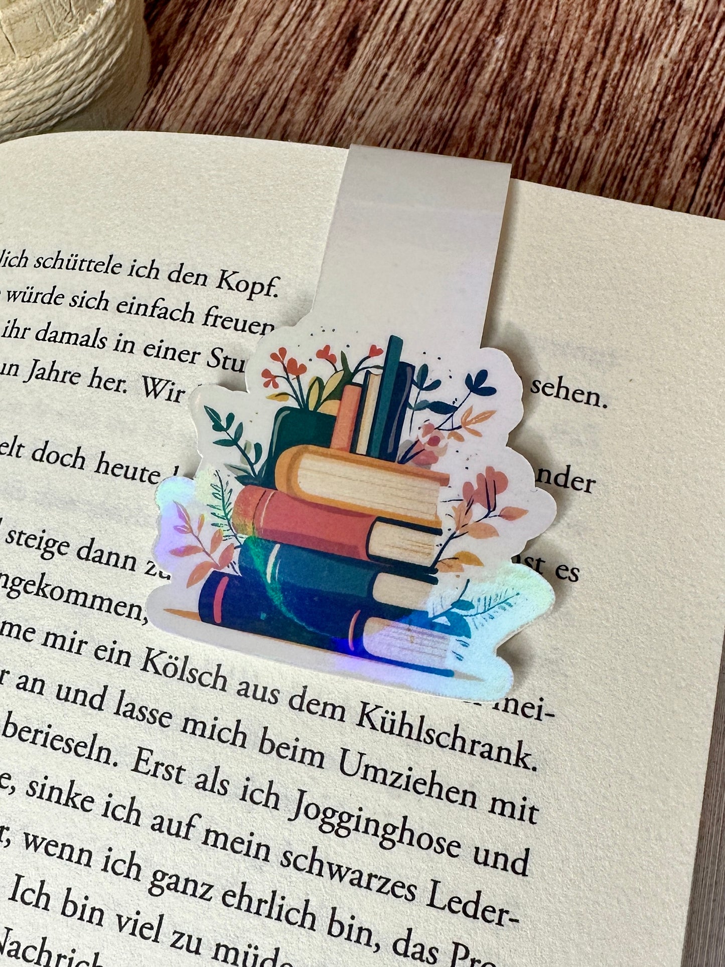 Magnetisches Lesezeichen | Books and Flowers | ML002