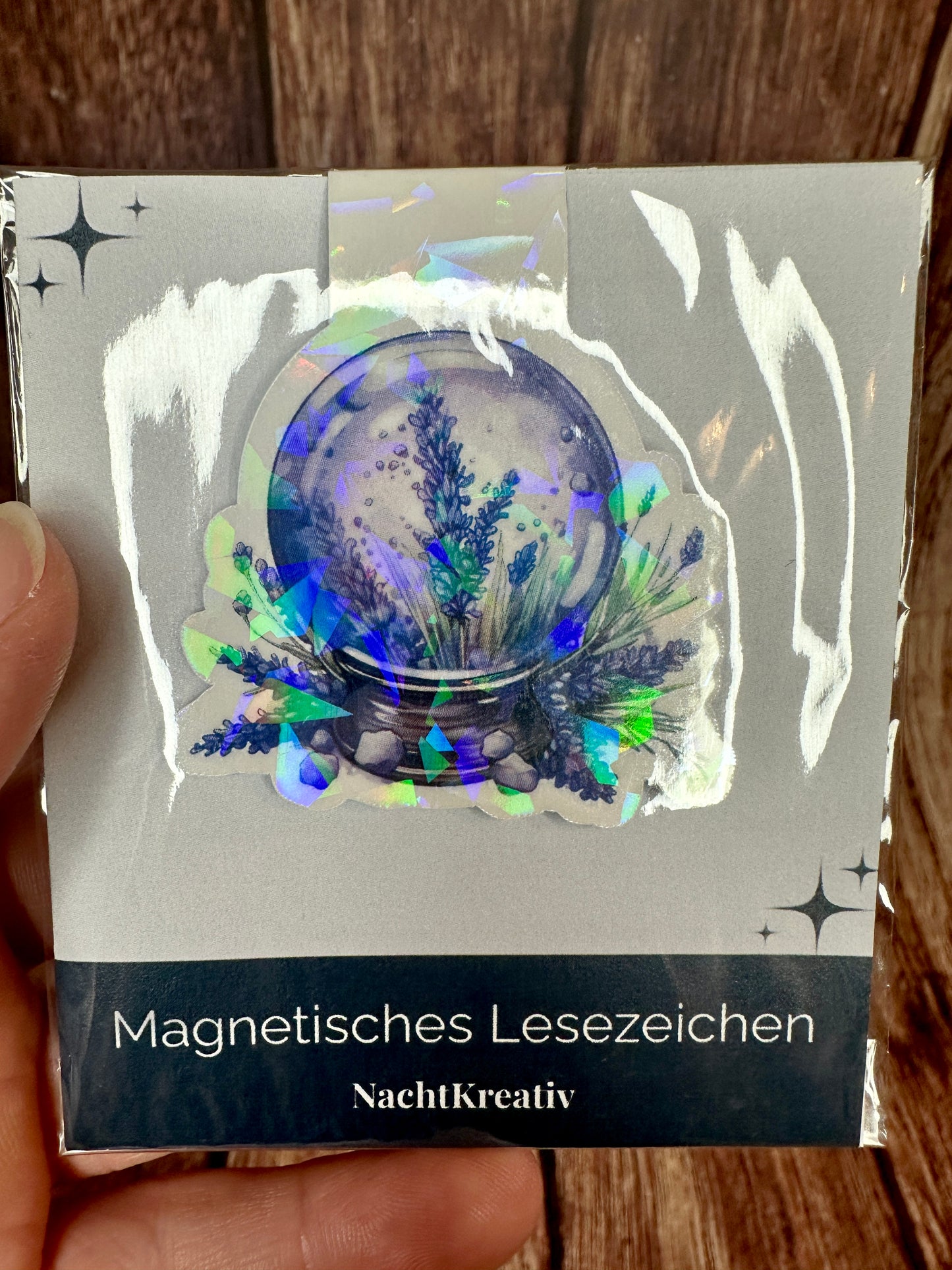 Magnetisches Lesezeichen |Lavender Crystal Ball | ML015