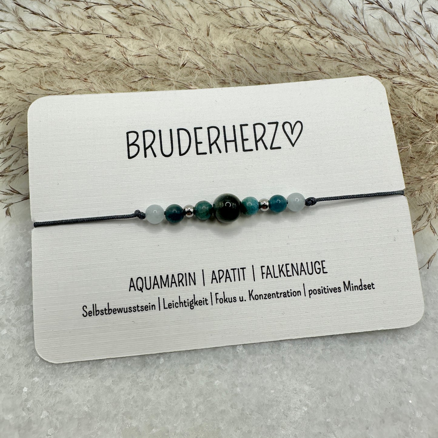 Herzensmensch-Armband "Bruderherz"