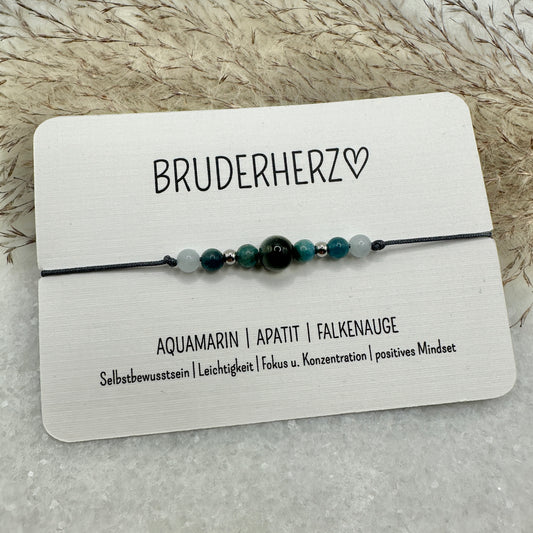 Herzensmensch-Armband "Bruderherz"