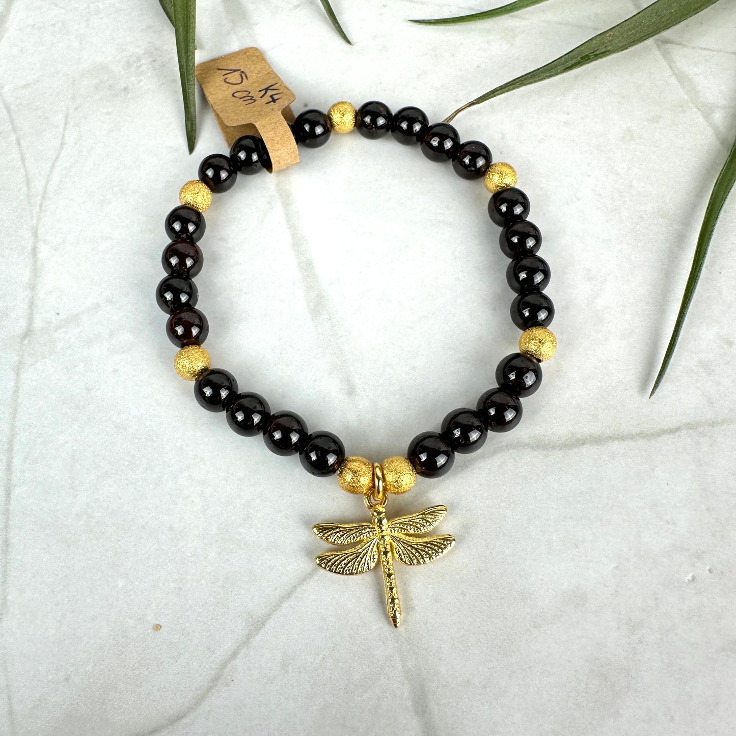 Kristallarmband "Dragonfly" Gold