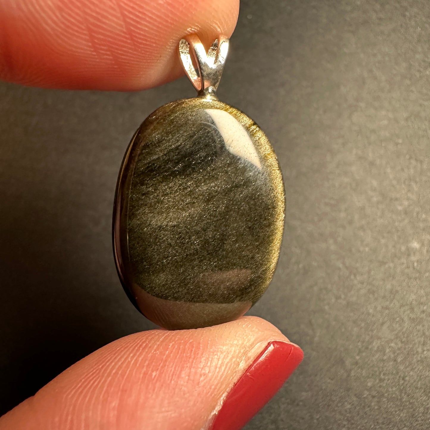 Goldshine Obsidian Anhänger 10GO