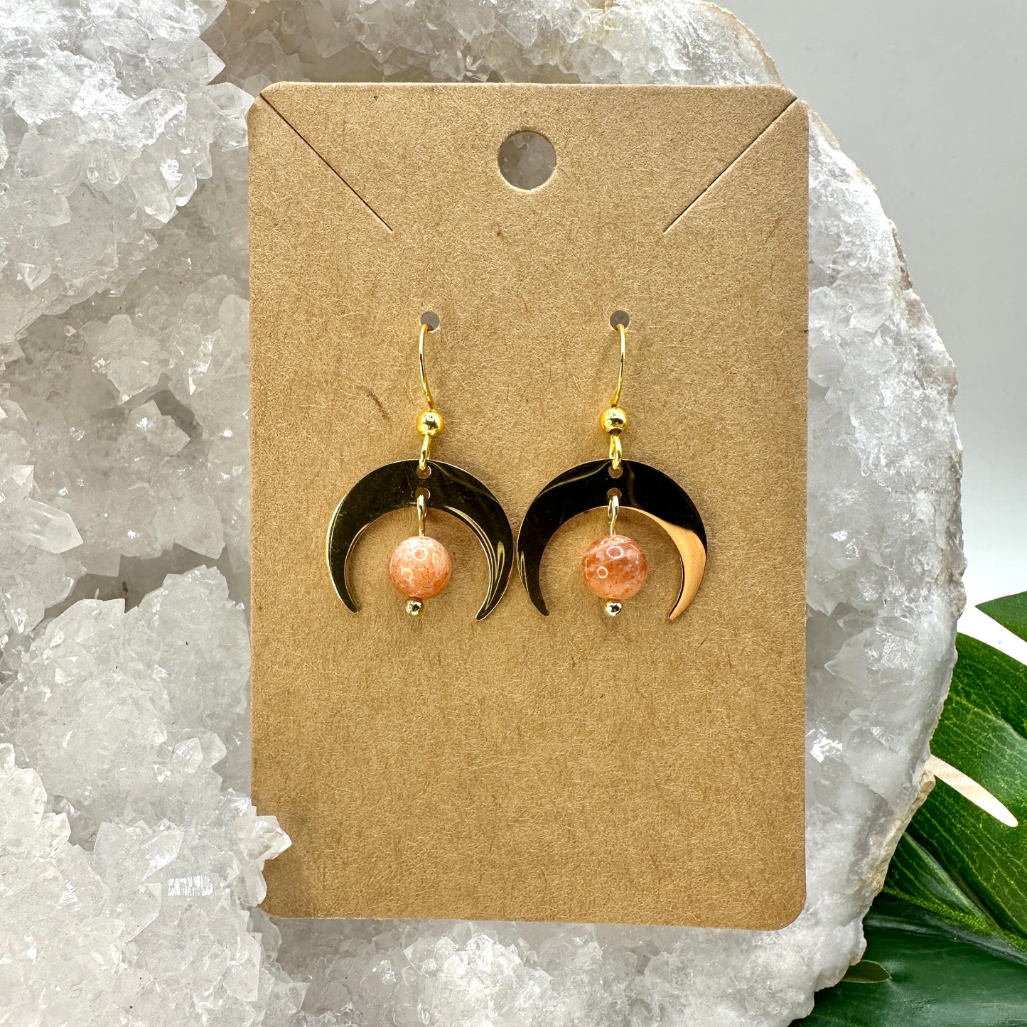 Ohrhänger Moon gold