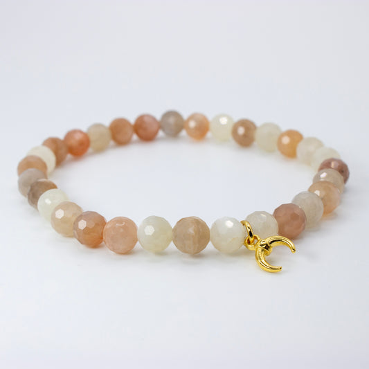 Kristallarmband "Moon" Gold